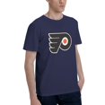 thumbnail image 2 of Philadelphia Flyers Fashion Men'S Short Sleeve T-Shirt Navy Blue Large, 2 of 5