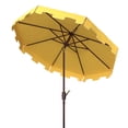 thumbnail image 3 of SAFAVIEH Zimmerman 11' Market Crank Round Patio Umbrella, Yellow, 3 of 5