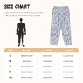 thumbnail image 4 of Picia Sailboats And Seagulls Womens Soft Woven Cotton Elastic Waistband Sleep Pajama Pant Lounge Sleep Pant With Pockets And Drawstring-Large, 4 of 9