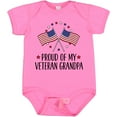 thumbnail image 3 of Inktastic Military Proud of Veteran Grandpa Boys or Girls Baby Bodysuit, 3 of 5
