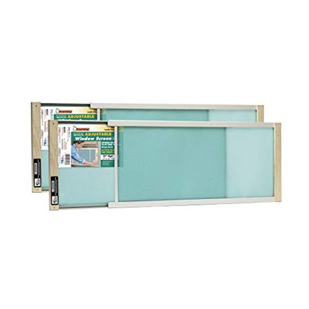 Frost King 2AWS1145 WB Marvin Adjustable Window Screen, 10" high, fits 25 - 45" wide, 2-Pack