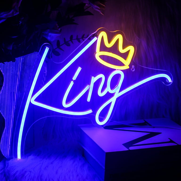 Wanxing King LED Neon Light Signs USB Power for Bedroom Children s