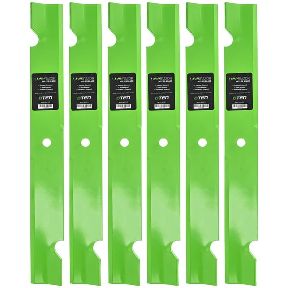 LawnRAZOR Ensemble de Lames à Haute Levée Crantée pour Scag 61 Pouces 48111 6 Pack 810-CBL2230D