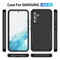thumbnail image 2 of for Samsung Galaxy A54 5G Case, Phone Case Heavy Duty 2 in 1 Full Body Rugged Shockproof Hybrid Hard PC Soft TPU Bumper Drop Protective Girls Women Boy Men Covers for Galaxy A54 5G, Black, 2 of 7