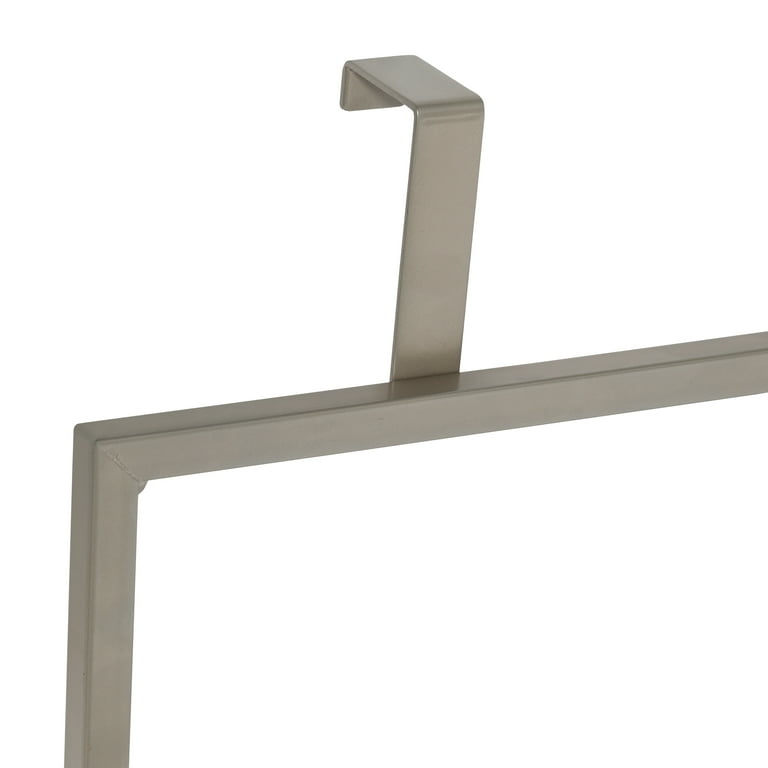 Honey Can Do Over the Door 3 Tier Towel Rack Satin Nickel