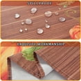 thumbnail image 5 of Fall Table Cloth 60x84 Inch Rectangle, Woodgrain Pumpkin Print Waterproof Wrinkle-Resistant Tablecloth for Autumn Thanksgiving Harvest Dining Kitchen Decor, 5 of 7