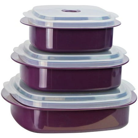 Reston Lloyd Calypso Basics 3 Container Food Storage Set (Set of 2)