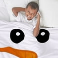 thumbnail image 3 of CafePress - Snowman Face Throw Blanket - Soft Fleece Throw Blanket, 50"x60" Stadium Blanket, 3 of 5
