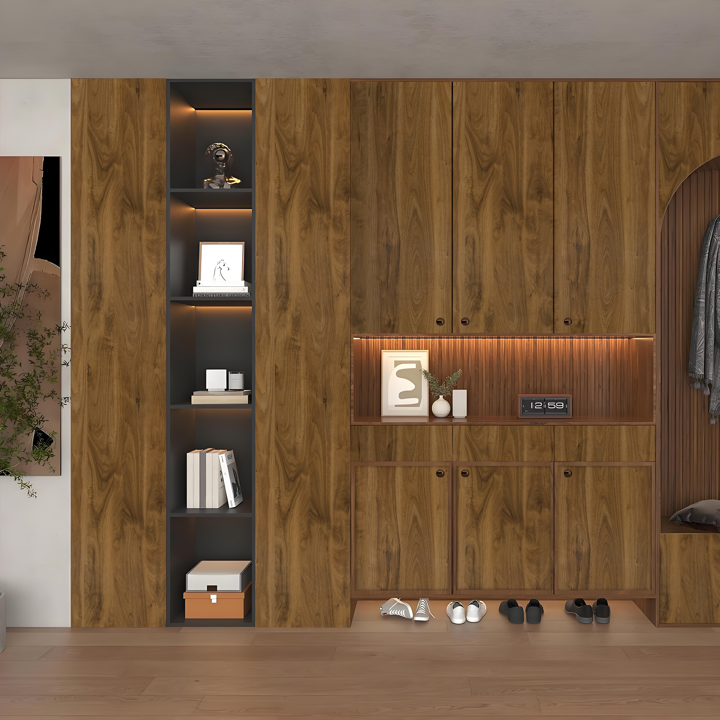 Abyssaly Wood Wallpaper Peel and Stick Contact Paper Removable Vinyl Wallpaper 15.7"×275.5" Self-Adhesive Removable Vinyl Contact Paper for Home Decor