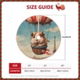 thumbnail image 2 of Sikiie Hot Air Balloon Guinea Pig Nativity Christmas Tree Skirt, Jesus Christian Winter Holiday Tree Mat Decoration(30-48IN)36", 2 of 6