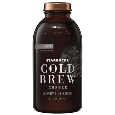 (12 Pack) Starbucks cold brew black unsweetened 11 fl oz- $2.99/bottle