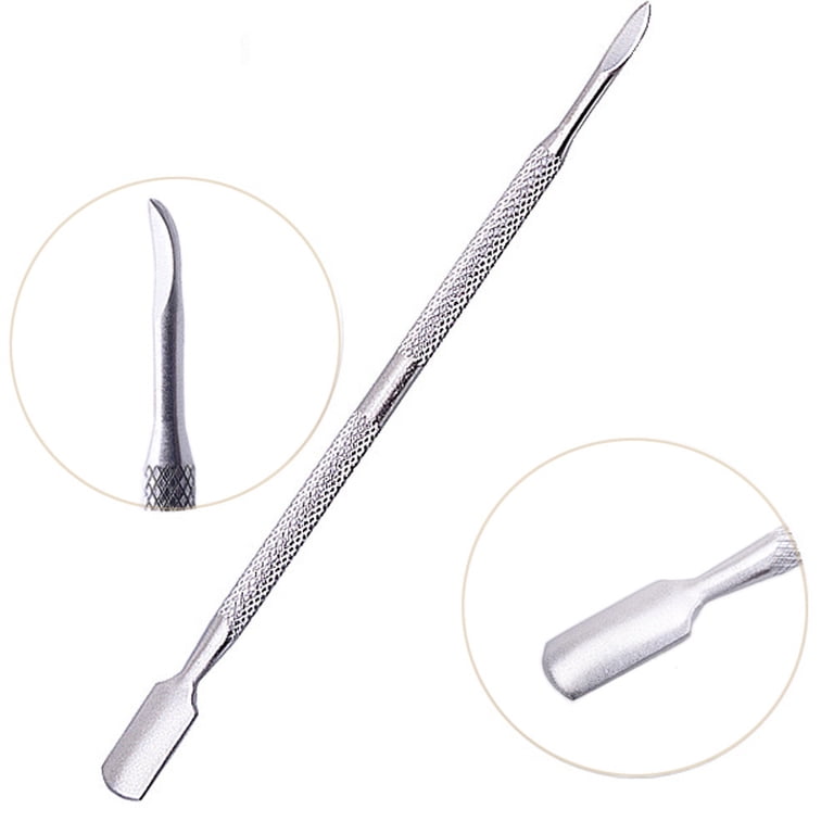 Dr.Pedi Cuticle Pusher and Cutter Set, 4-Piece Stainless Steel photo 2