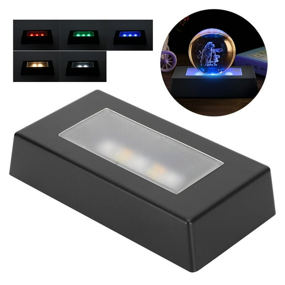 Led Light Base Glass Art