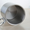 thumbnail image 5 of Apooke 220ml DIY Customize Stainless Steel Travel Mug with D-Ring Carabiner Hook Handle Water Coffee Cup for Outdoor Camping, 5 of 9