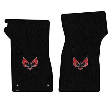 Lloyd Mats Custom Fit Floor Mats for Pontiac Firebird/Trans Am 1969 LogoMat 2Pc Set Black