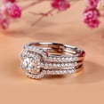 thumbnail image 3 of Eclet Jewels 14K White Gold Over Ring - 1.7 Ct Princess Cut Lab Created Diamond Ring - Engagement Wedding Promise Ring for Women's - Bridal Set Multi Diamond Ring - Forever Diamond Ring for Women's, 3 of 12