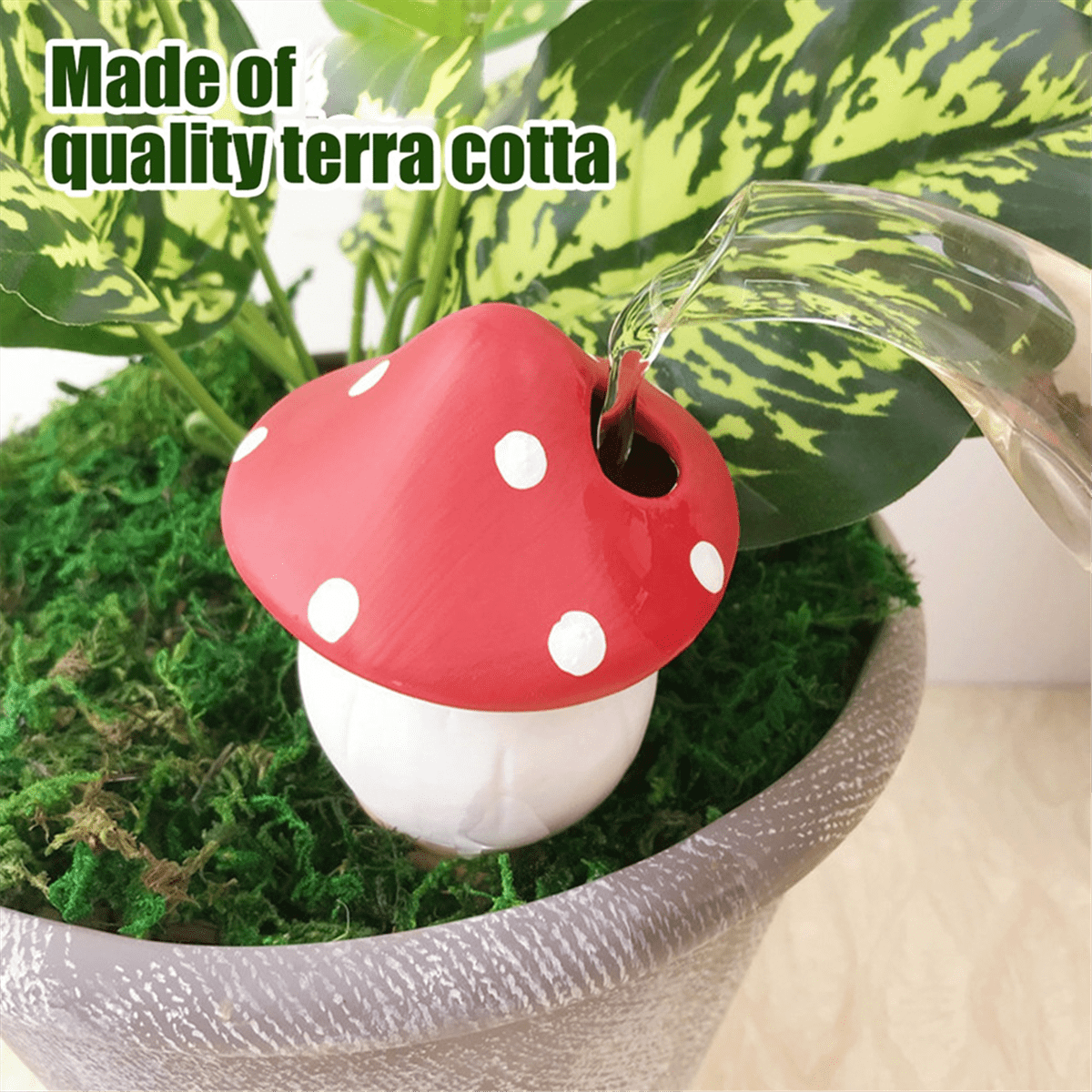 Drip Irrigation,Automatic Watering Cute Mushrooms,Automatic Drip Irrigation Device for Greenhouse Garden