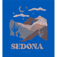 thumbnail image 2 of Sedona Arizona Men's Blue Crew Neck Short Sleeve Tee-XS, 2 of 2