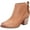 Beige, variant on Womens Nancy Suede Waterproof Booties Brown 9.5 Medium (B,M)