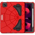 thumbnail image 2 of ELEHOLD for iPad Pro 11 inch Rugged Case, Cute Cartoon Kids Friendly Built-in Double Kickstand Full Protection Shockproof Children Case iPad Pro 11 2022/2021/2020/2018 & iPad Air 4th/5th,Red+Black, 2 of 9