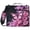 Pink-Rose Butterflies, variant on Pink-rose Butterflies Printed Zipper Binder with Handle&Shoulder Strap 2 inch 3 Ring 500 300 Sheet Capacity File Folder Organizer