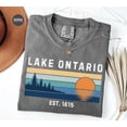 thumbnail image 2 of Lake Ontario Graphic T-shirt Lake Ontario Shirt Ontario Vacation Tee Pine Tree Graphic Tee Great Lakes Souvenir, 2 of 9