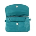 thumbnail image 2 of Cal-Wyn  Leather Wristlet Clutch with Removable Crossbody Strap (Women), 2 of 4