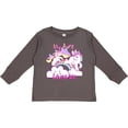 thumbnail image 3 of Inktastic My Aunt Loves Me Unicorn Girls Long Sleeve Toddler T-Shirt, 3 of 5