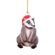 thumbnail image 2 of Fiudx Ofertas Del Día Colgante Pequeño De Navidad, Árbol De Navidad, Decoraciones Para Coche, Sombrero De Navidad Acrílico, Colgante Pequeño, 2 of 4