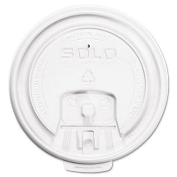 SOLO Cup Company LB3081 Chaud Couvercles de Coupe- Blanc- 1000/Carton