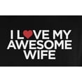 thumbnail image 4 of Old Glory Mens I Love My Awesome Wife Long Sleeve Graphic T Shirt, 4 of 6