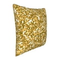 thumbnail image 2 of Kll Glitter Gold Decorative Throw Pillow Covers Velvet Soft For Couch Sofa Bedroom Living Room Outdoor -16"X16", 2 of 8