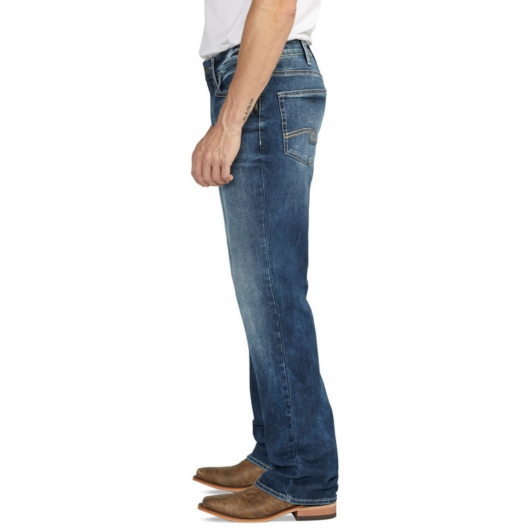 Silver Jeans Co. Men's Gordie Relaxed Fit Straight Leg Jeans Silver Jeans Co. Men's Gordie Relaxed Fit Straight Leg Jeans