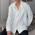 thumbnail image 2 of Striped Pullover Men Fall Sweatshirts for Men 2024 Quarter Zip Pullover Men Fleece Zip Hoodies for Men Soft Fall Sweaters for Men 2024 Oversized, 2 of 8