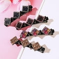 thumbnail image 5 of 8 Pcs Black Hair Clips For Women, Double Braided Hair, Tooth-Shaped Non-Slip Bangs Broken Hair Barrettes, Hair Accessories For Styling,Cute Hairpin Gift (Color box), 5 of 5
