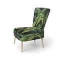 thumbnail image 3 of Designart "Fernes Dynamiques Vert et Noir Contraste II" Chaise d'Appoint Rembourrée - Fauteuil Moderne pour Chambre, 3 of 7