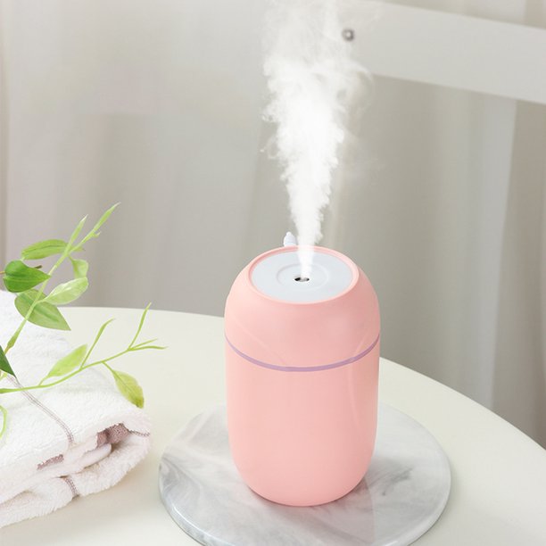 Eléctrico Mini humidificador de aire ultrasónico USB deslumbrante LED Light Moist Maker (rosa) Ndcxsfigh Nuevos Originales