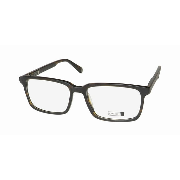 CONTRAST SUNNY DAY EYEGLASS FRAME/GLASSES RECTANGULAR SHAPE LENSES OPTICAL MENS