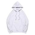 thumbnail image 4 of Inglocry Oversized Hoodies for Women 2026 Cute Hoodie Plus Size Plain Basic Soft Sweatshirts Tops Fall Winter Trendy Outfits White 5XL, 4 of 5
