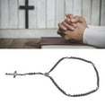 thumbnail image 4 of Rosario Católico Hermoso Rosario Collar Obsidiana para Regalos ANGGREK Otros, 4 of 8