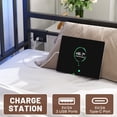 thumbnail image 6 of HMYG Twin Daybed with RGB LED Lights Charging Station,Height Adjustable Day Bed Frame with Trundle,Versatile Metal Sofa Bed Frame for Bedroom,Living Room,Guest Room,Black, 6 of 12
