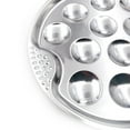 thumbnail image 6 of Cheer.US Snail Plate, Hotel Lightweight Tableware sy Clean Server Dish Restaurant Home Kitchen Dinner 12 Holes Mushroom Escargot Stainless Steel Heat Resistant-7.5’’, 6 of 7