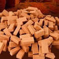 thumbnail image 1 of UPGRATOR 150 Pcs Mini Pierres Rouges pour Murs de Construction, Composants de Scène Miniatures, 1 of 6