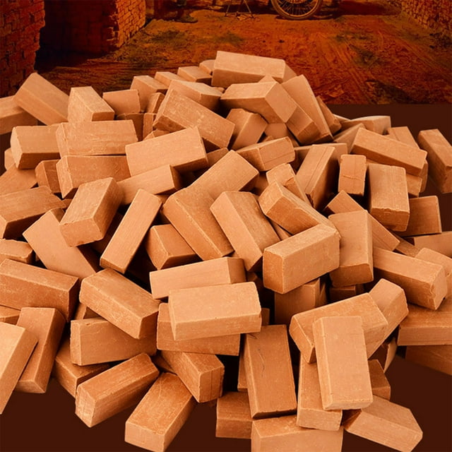 UPGRATOR 150 Pcs Mini Pierres Rouges pour Murs de Construction, Composants de Scène Miniatures