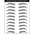 thumbnail image 1 of Autocollant Tatouage Sourcils 4d, Faux Sourcils, Maquillage Résistant à L\'eau, 5 Feuilles, 1 of 5