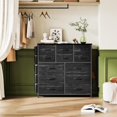 thumbnail image 2 of Dresser for Bedroom with 12 Drawer,Clothes Dresser with Side Pockets and Hooks,Chest of Drawers,Tall Closet Dresser for Closet, Living Room, Hallway, 2 of 8