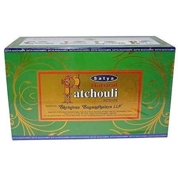 Satya Natural Patchouli Incense 15g x 12 packets