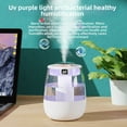 thumbnail image 4 of Premium Ultrasonic Humidifier for Home – High Mist Output, Large Capacity, Quiet Operation, USB Desk Humidifier with Temperature Display – Perfect for Bedroom and Office, 4 of 9