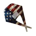 thumbnail image 5 of Patriotic Print Casual Work Hat for Men and Women, Breathable Adjustable Sun Cap, Outdoor Dustproof Hat for Hiking and Nursing,Dark Gray, 5 of 5