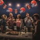 thumbnail image 5 of juego de pancartas creativas con diseño de temática de fútbol americano, adornos colgantes para fiestas, banderas para tirar de fiestas, 5 of 6